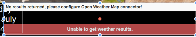 weather not working