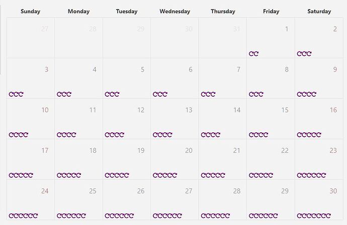 schedule