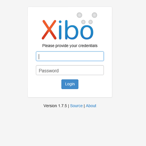 Xibo Login Forgotten - Get Help - Xibo Community