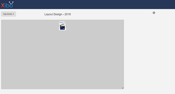 XIBO CMS Layout Status