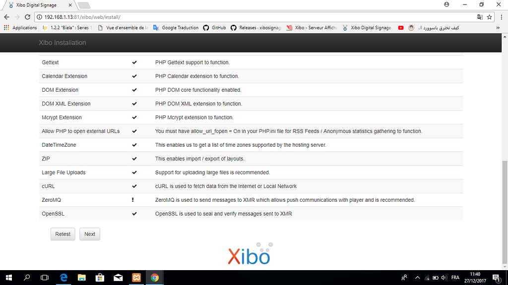 How i can solved this problemzeroMQ Get Help Xibo Community