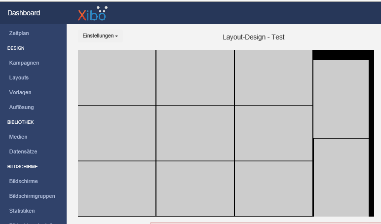 Display empty region - Get Help - Xibo Community