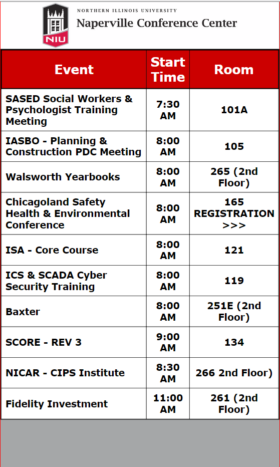 Meeting And Event Schedules Through Xibo Xibo Community