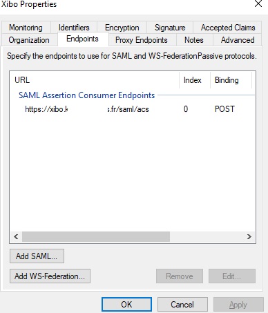 error adfs xibo 2
