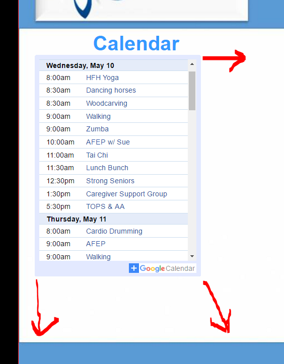 Google Calendar Agenda View Get Help Xibo Community