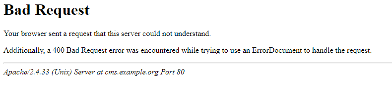 404 Ошибка в get запросе. Error 400: URL too long. Error: Page not found the requested URL was not found on this Server.. 400 Bad request php header.